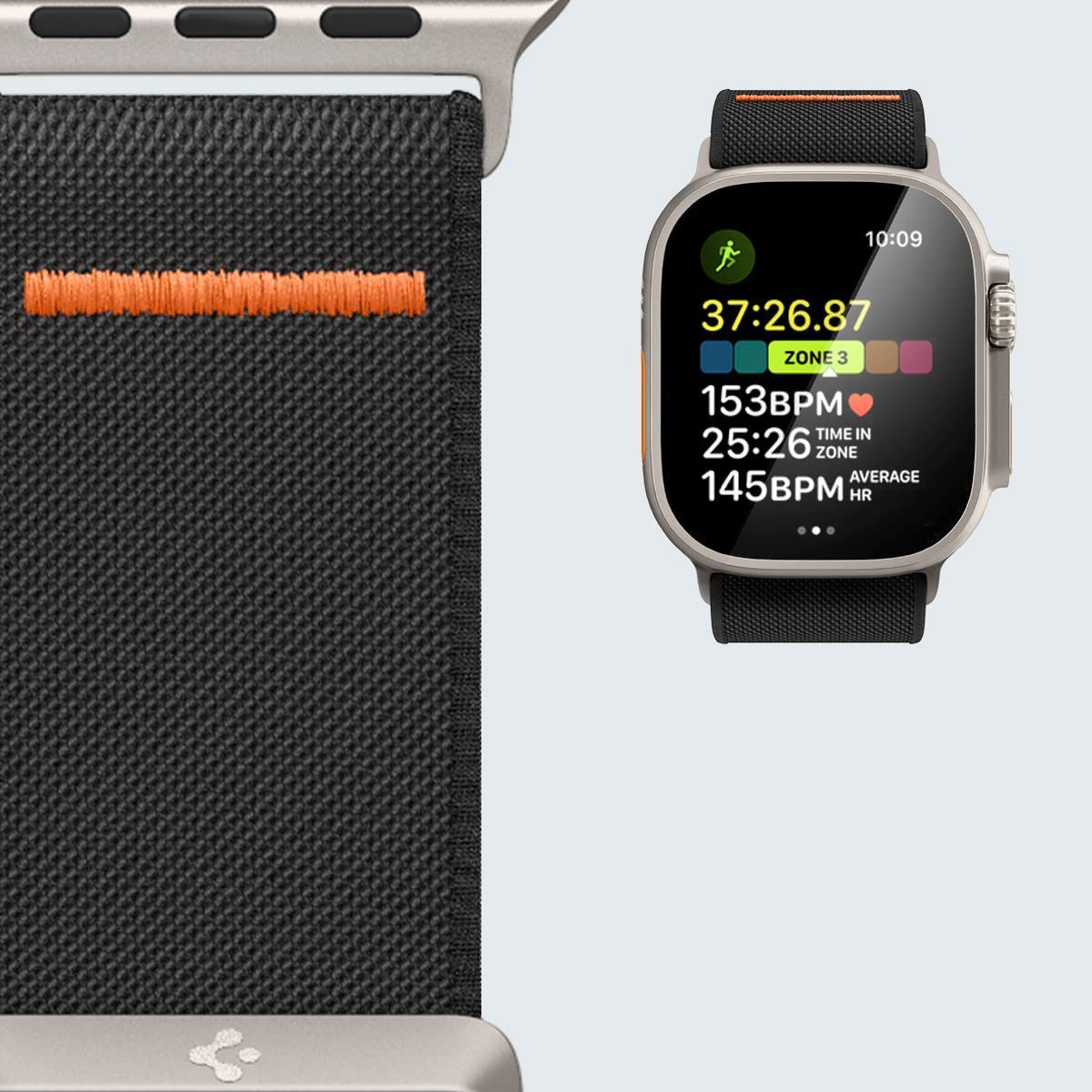 Oryginalny pasek marki Spigen z serii Lite Fit Ultra dla Apple Watch 49mm, 45mm, 44mm, 42mm